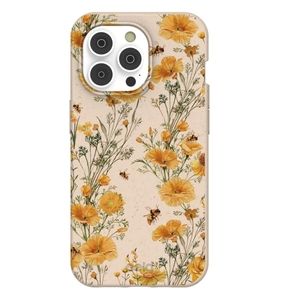 NWT beige floral eco friendly google pixel phine case